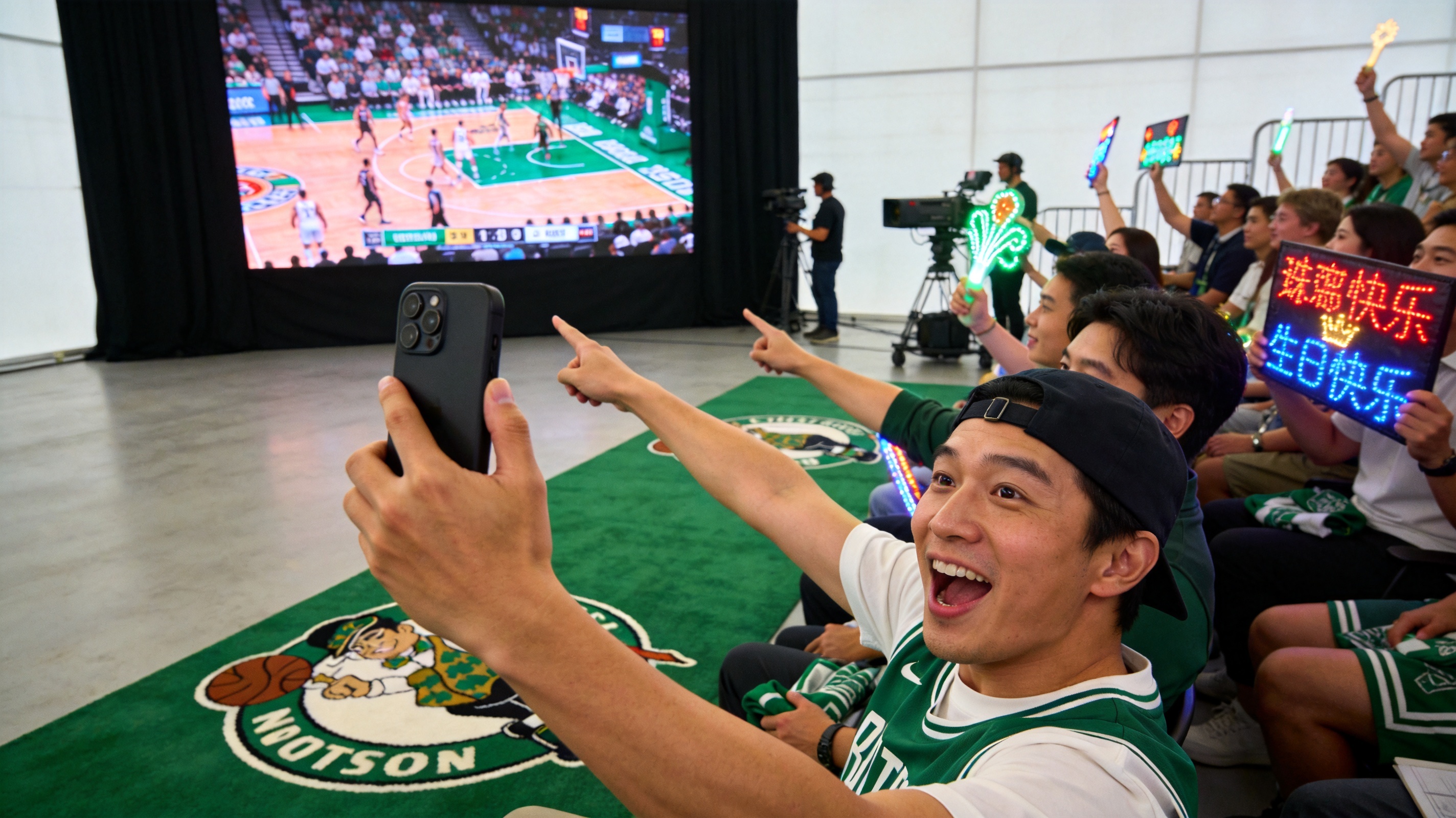 NBA凯尔特人对阵勇士直播画面